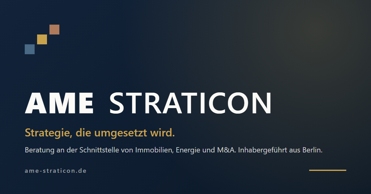 AME STRATICON--Strategie, die umgesetzt wird.